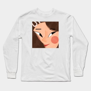 Cute girl Long Sleeve T-Shirt